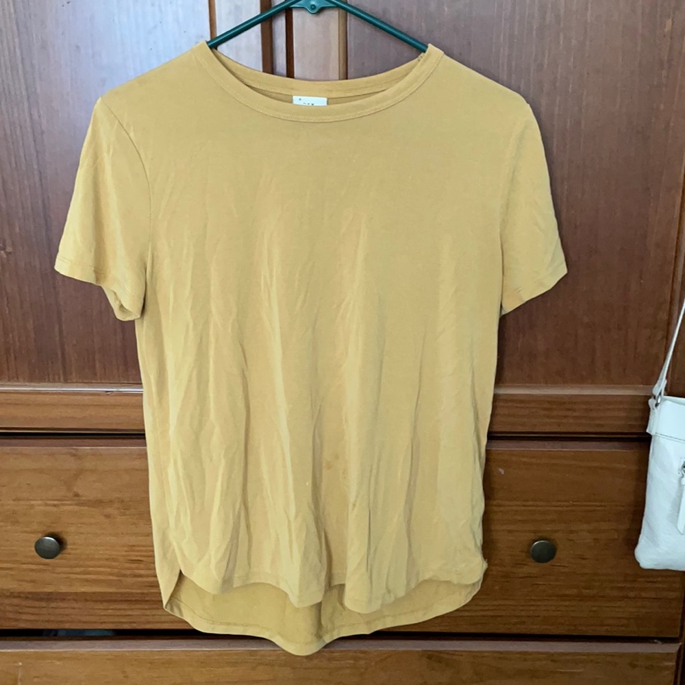 Yellow Plain T